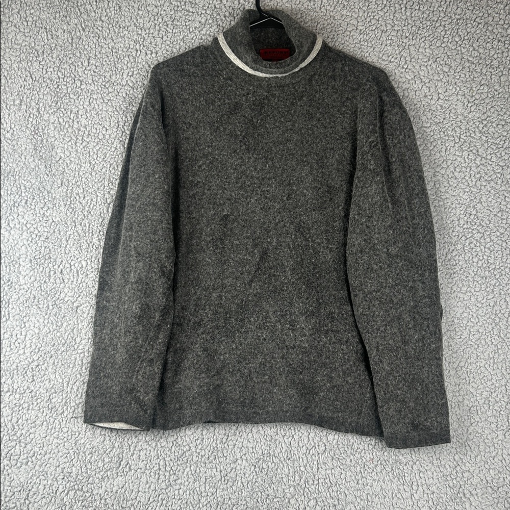Report Collection Made In Italy Turtleneck Wool Cashmere Sweater Women’s,Size L